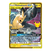 Pikachu & Zekrom GX 33/181 Pokemon 30 Jahre