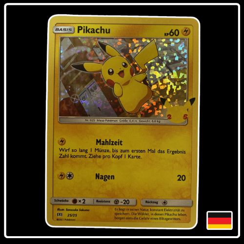 Pikachu  HOLO 025/025 Pokemon McDonalds 2021 Celebrations