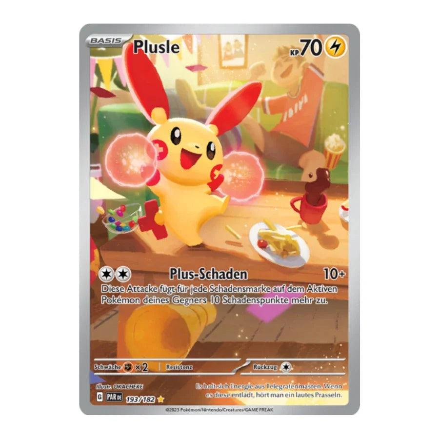 Plusle Art Rare Deutsch 193/182 Paradox Rift
