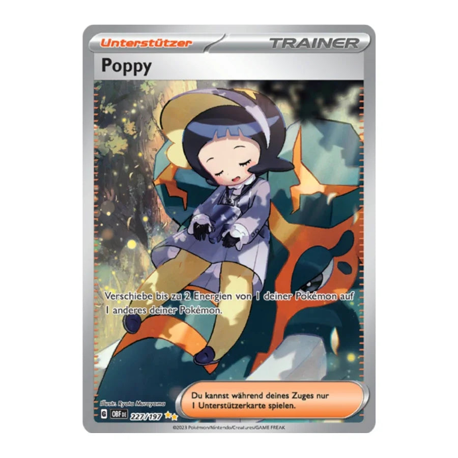 Poppy SAR Deutsch 227/197 Obsidian Flammen