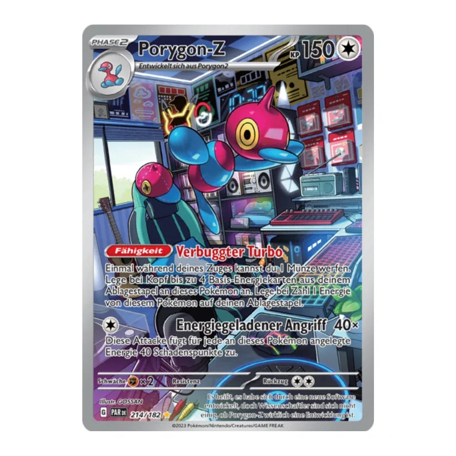 Porygon-Z Art Rare Deutsch 214/182 Paradox Rift