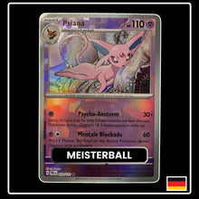 Psiana Meisterball Pokémon Karte – Prismatische Entwicklungen, Deutsch, holografisch, selten
