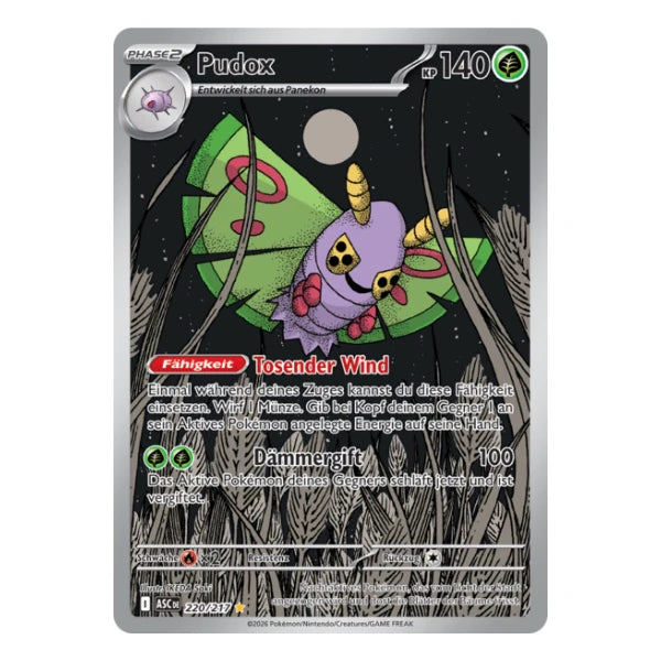Pudox IR 220/217 Pokemon Erhabene Helden