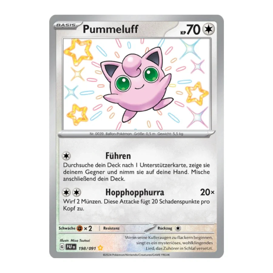 Pummeluff Shiny 198/091 Paldeas Schicksale