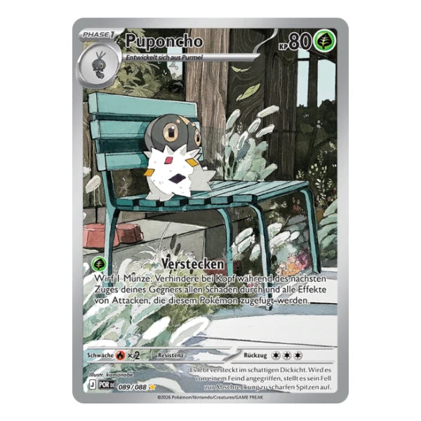 Puponcho IR 089/088 Pokemon Optimale Ordnung