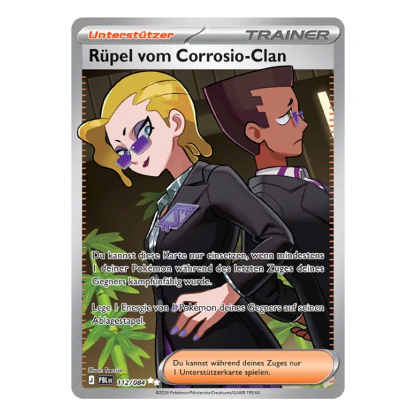 Rüpel vom Corrosio-Clan FA 112/084 Pokemon Dunkelnacht