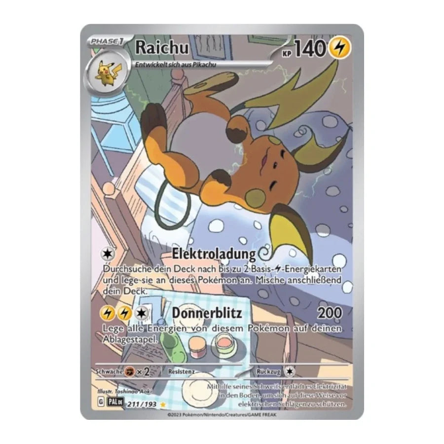 Raichu Art Rare Deutsch 211/193 Entwicklungen in Paldea