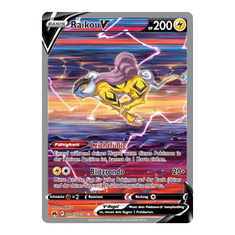 Raikou V SIR GG41/GG70 Zenit der Könige