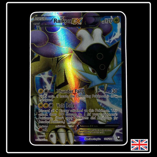Raikou EX 105/108 Pokemon Erforscher der Finsternis