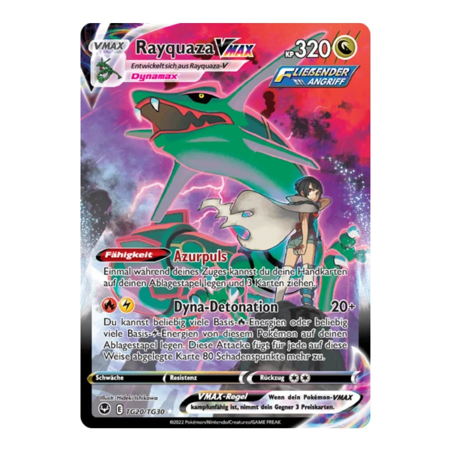 Rayquaza VMAX SIR TG20/TG30 Silberne Sturmwinde