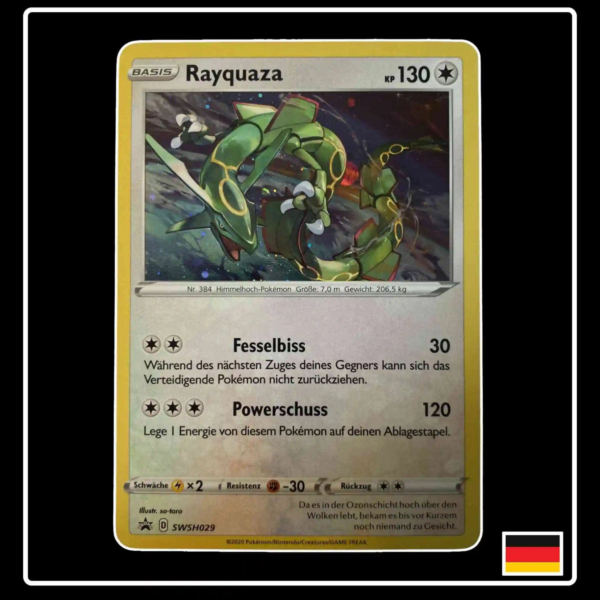 Rayquaza HOLO SWSH029 Pokemon Black Star Promo