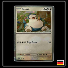Relaxo Holo Promo SVP DE 122 aus Pokemon Karmesin und Purpur