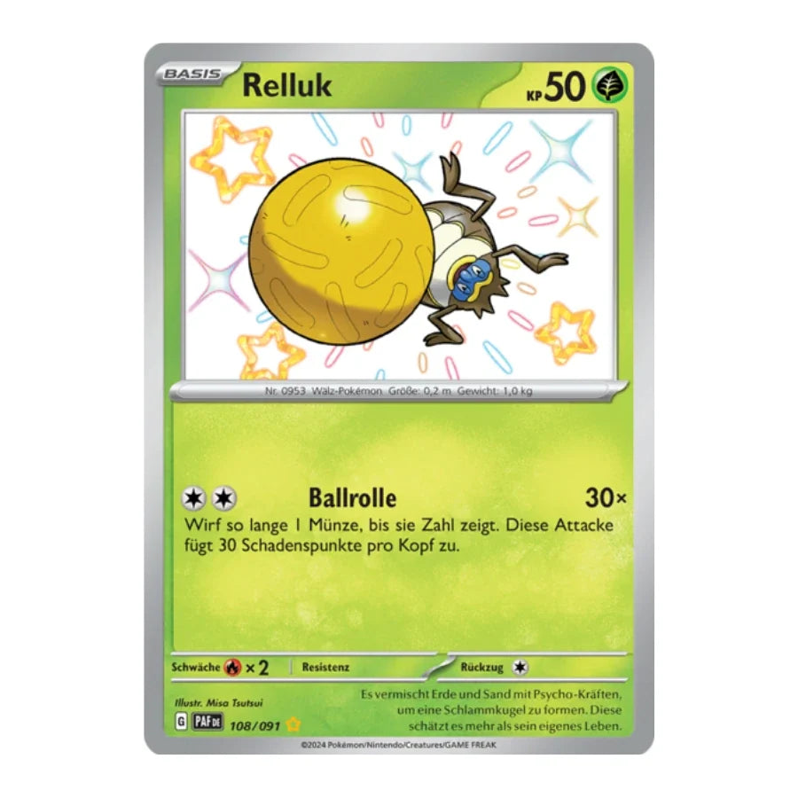Relluk Shiny 108/091 Paldeas Schicksale