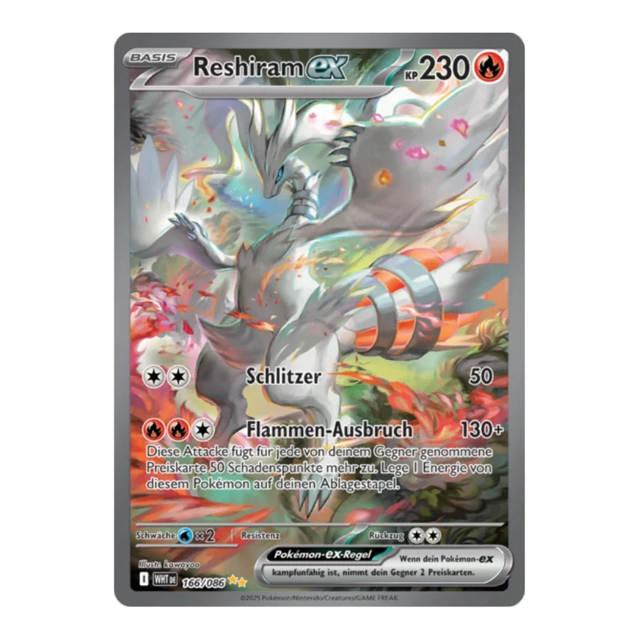 Reshiram ex SIR 166/086 Weisse Flammen