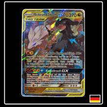 Pokemon Karte Reshiram & Zekrom TAG TEAM GX 157/236 aus dem Sonne & Mond Welten im Wandel