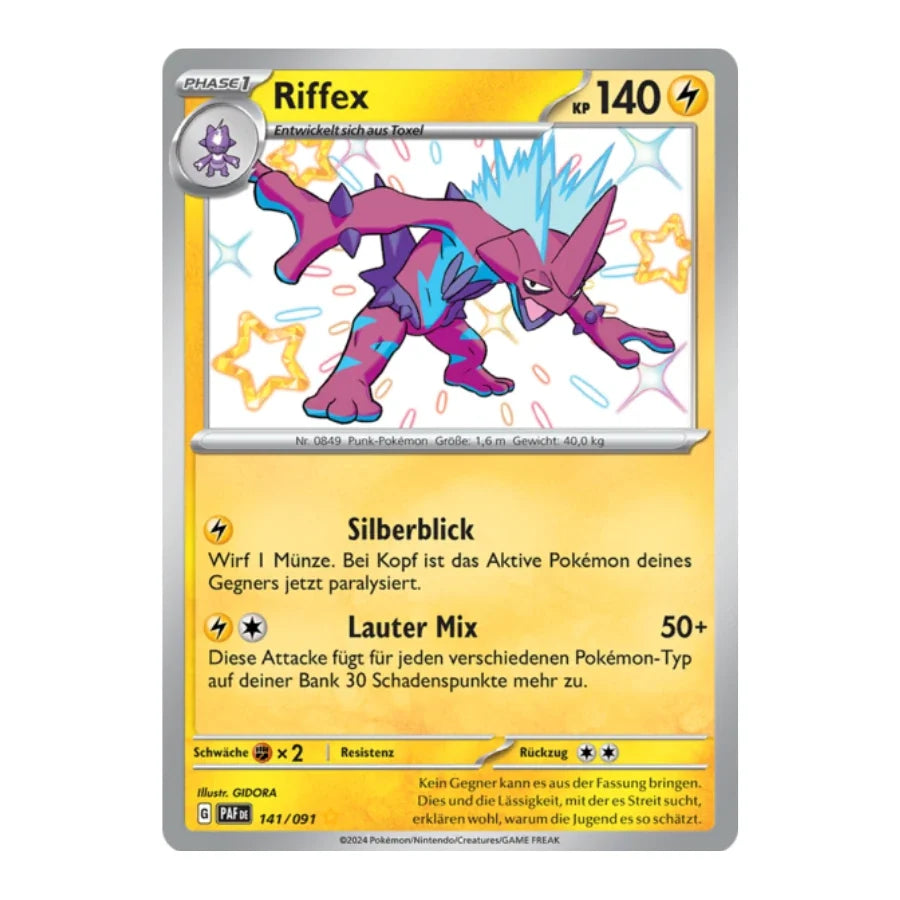 Riffex Shiny 141/091 Paldeas Schicksale