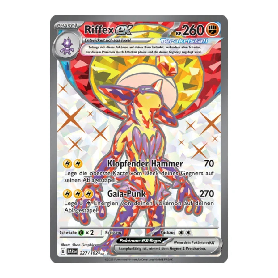 Riffex ex Tera Full Art Deutsch 227/182 Paradox Rift