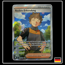 Rockos Erkundung Trainer Full Art Pokemon Karte aus Reisegefährten - holo und selten! 