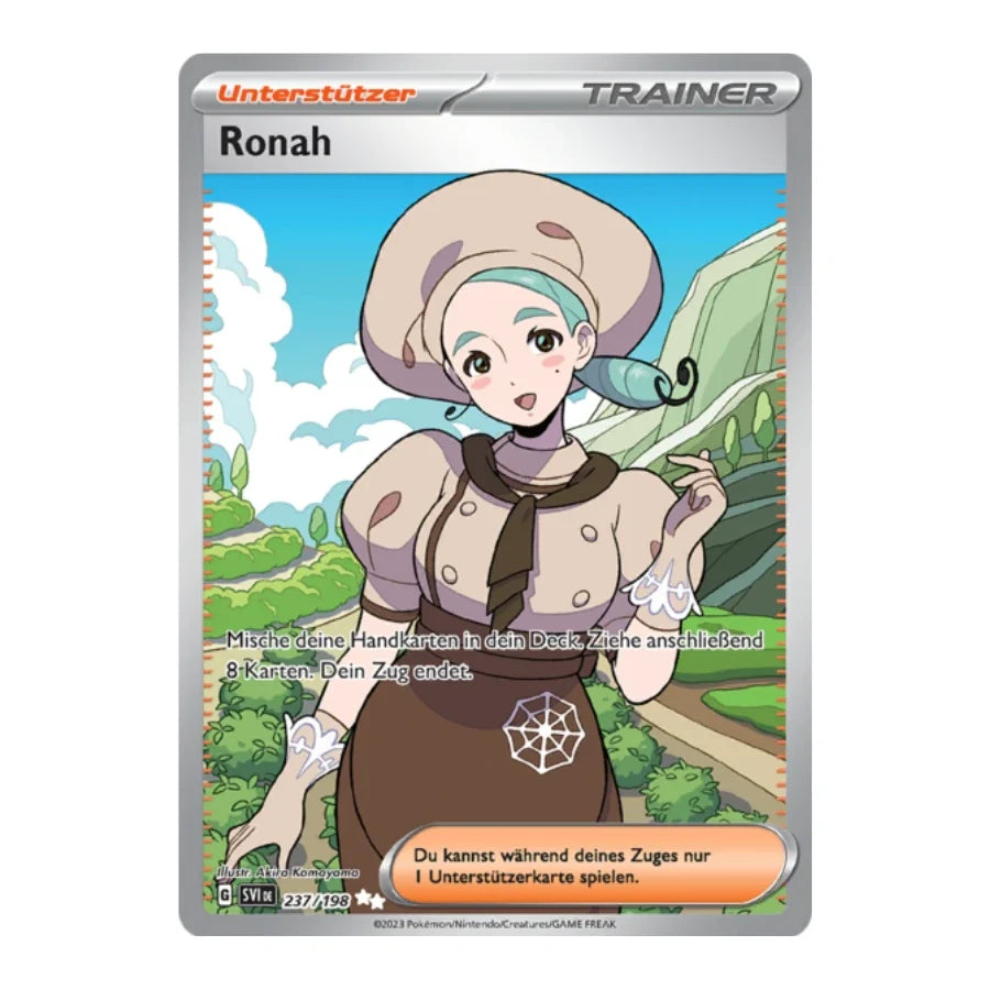 Ronah Trainer Full Art Deutsch 237/198 Karmesin & Purpur