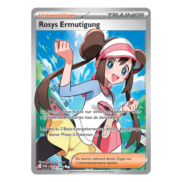 Rosys Ermutigung FA 114/088 Pokemon Optimale Ordnung 
