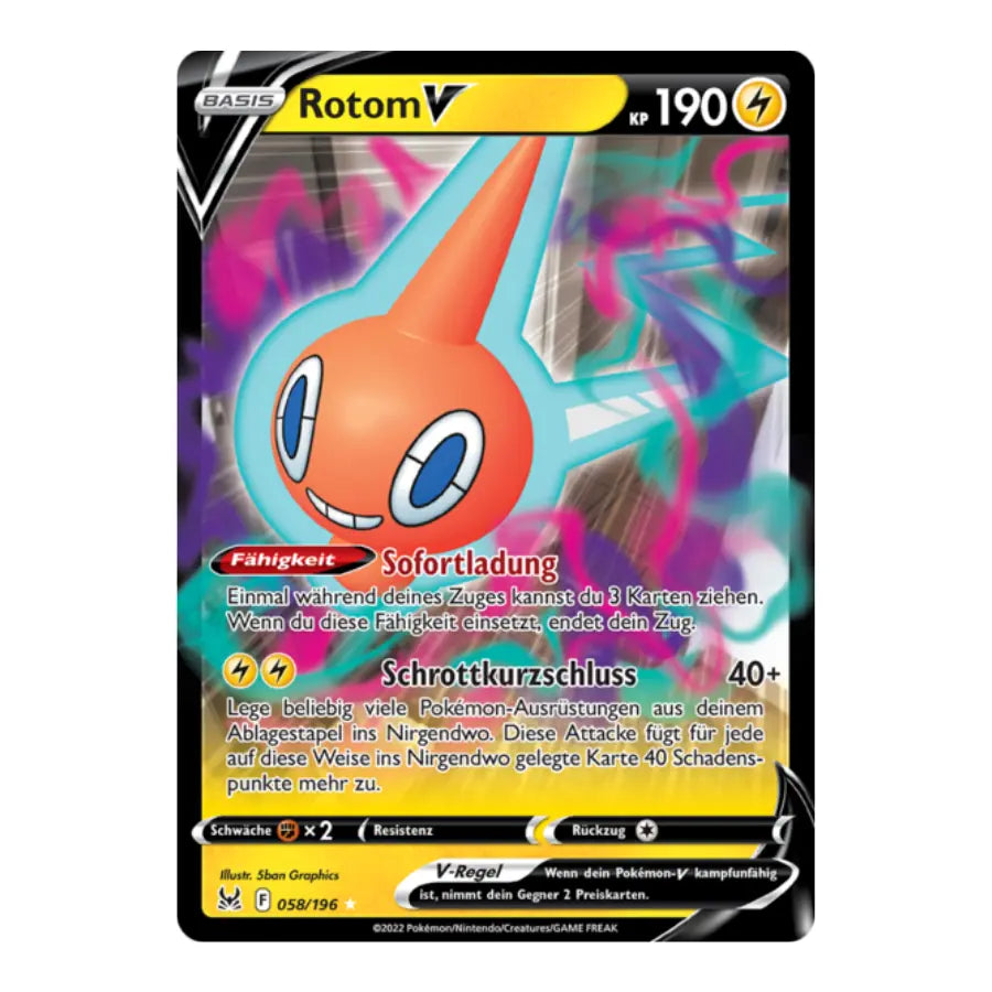 Rotom V UR 058/196 Verlorener Ursprung