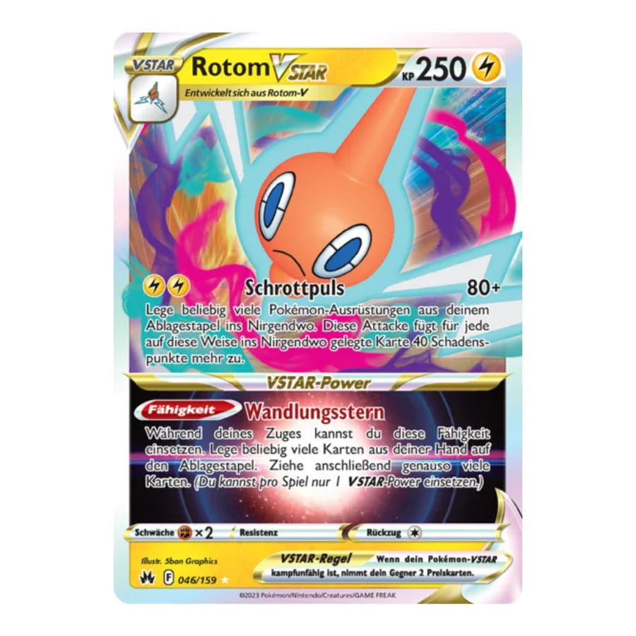 Rotom VSTAR UR 046/159 Zenit der Könige