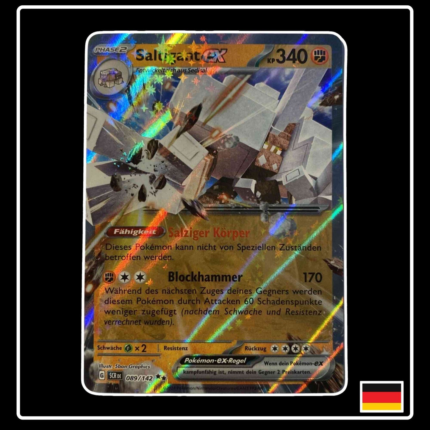 Saltigant ex 089/142 Pokemon Stellarkrone