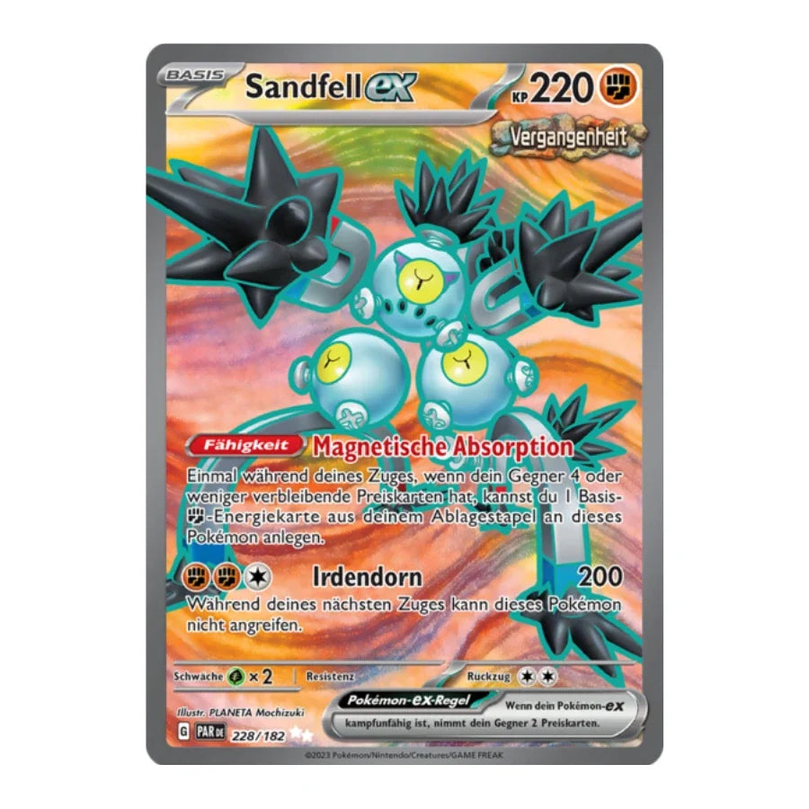 Sandfell ex Full Art Deutsch 228/182 Paradox Rift