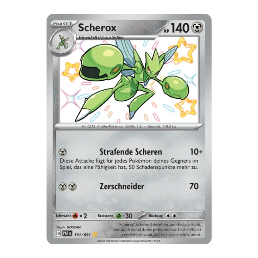 Scherox Shiny 191/091 Paldeas Schicksale