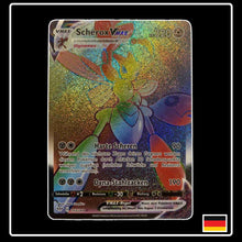 Pokemon Karte Scherox VMAX Rainbow 193/189 aus dem Schwert & Schild Set Flammende Finsternis