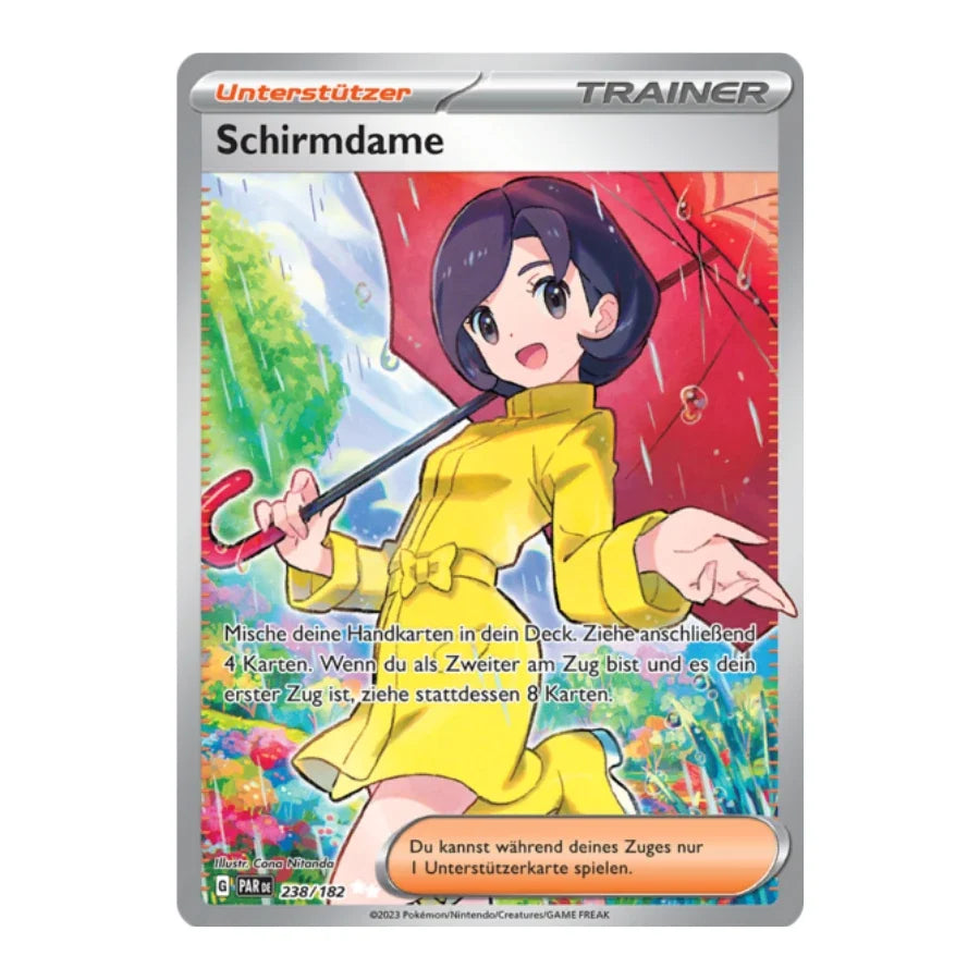 Schirmdame Full Art Deutsch 238/182 Paradox Rift