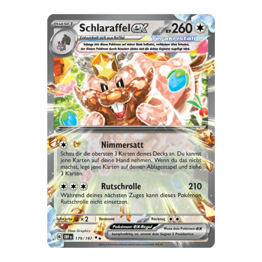 Schlaraffel ex Deutsch 179/197 Obsidian Flammen