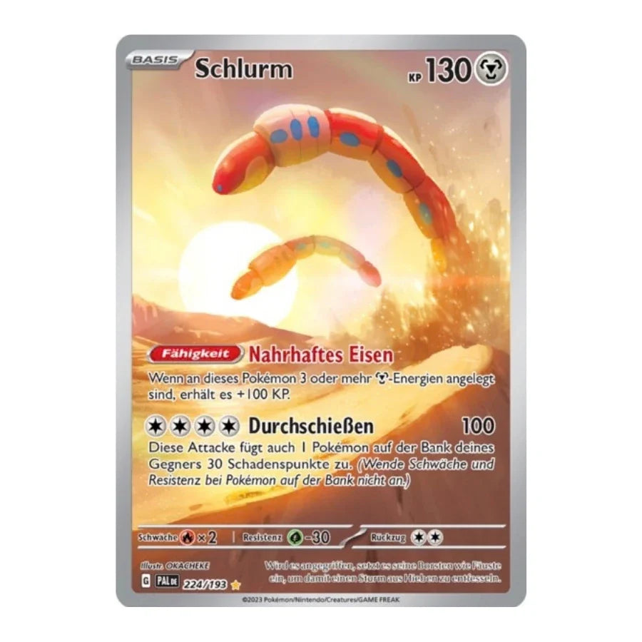 Schlurm Art Rare Deutsch 224/193 Entwicklungen in Paldea