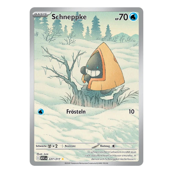 Schneppke IR 227/217 Pokemon Erhabene Helden