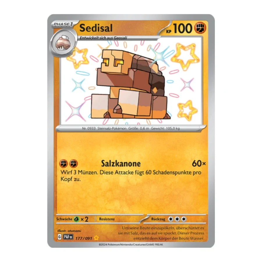 Sedisal Shiny 177/091 Paldeas Schicksale