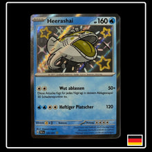 Shiny Heerashai Pokemon Karte aus Paldeas Schicksale in Deutsch