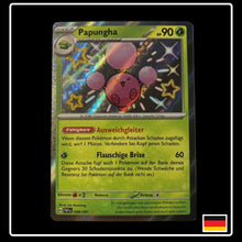 Shiny Papungha Pokemon Karte aus Paldeas Schicksale in Deutsch