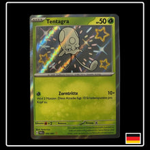 Shiny Tentagra Pokemon Karte aus Paldeas Schicksale in Deutsch