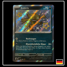 Shiny Pokemon Zobiris aus dem Set Paldeas Schickale mit der Setnummer 184/091