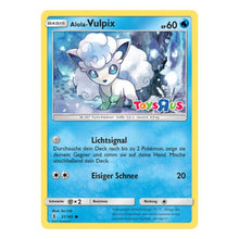Alola-Vulpix "Toys R Us Stamp" 21/145 Pokemon Stunde der Wächter (Sealed)
