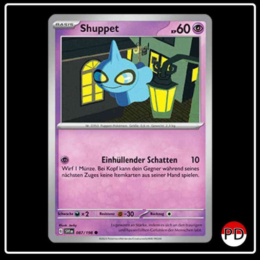 Shuppet 087/198 Pokemon Karmesin & Purpur