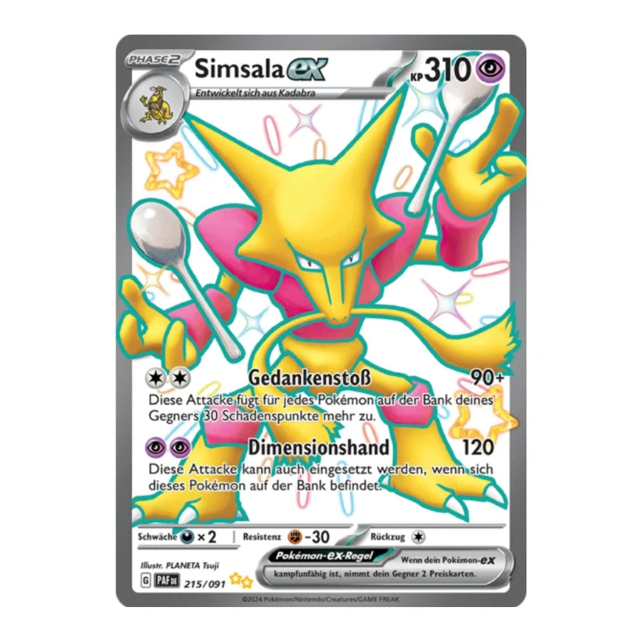 Simsala ex Shiny UR 215/091 Paldeas Schicksale