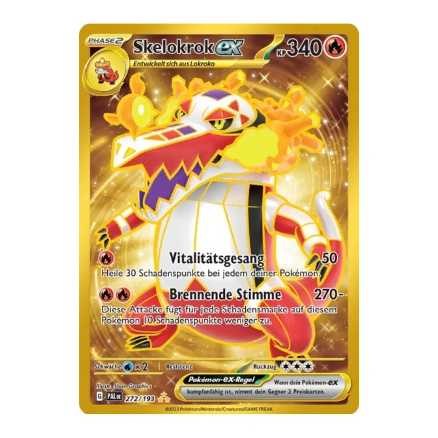 Skelokrok ex Hyper Rare Deutsch 272/193 Entwicklungen in Paldea