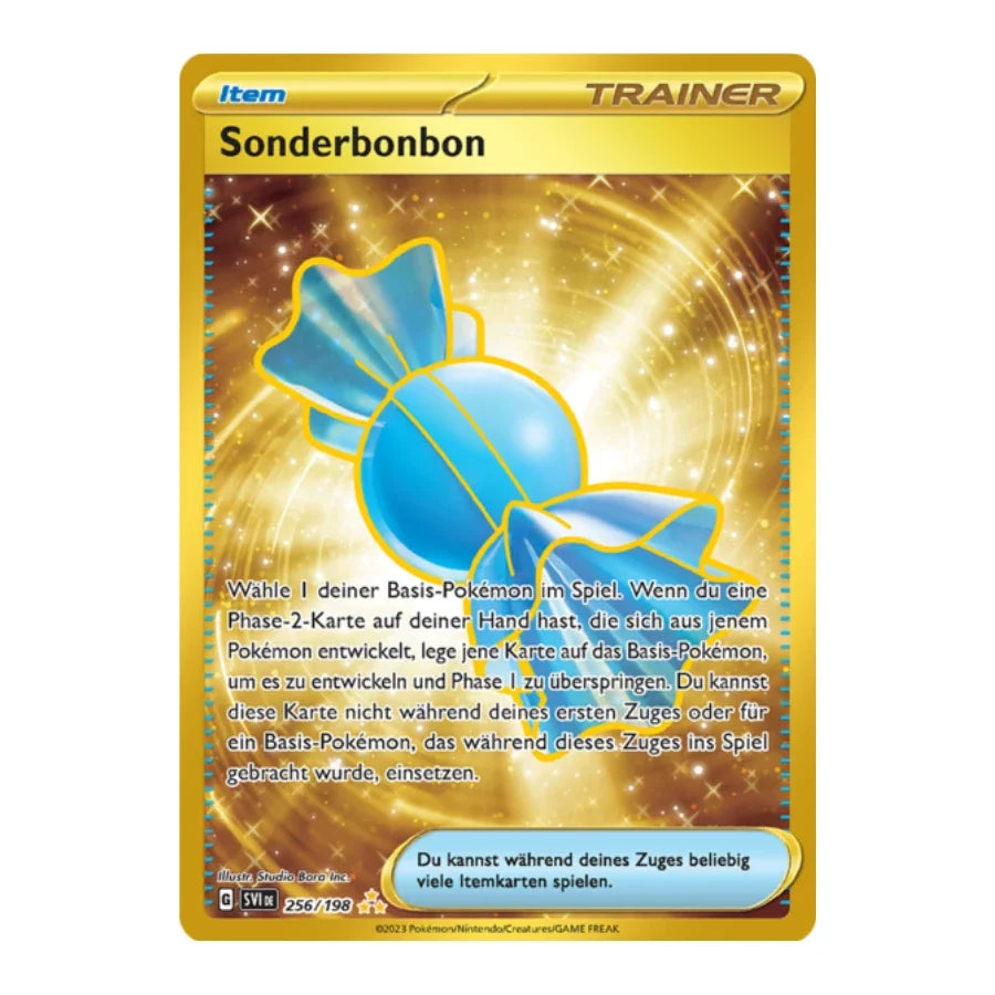 Sonderbonbon Hyper Rare Deutsch 256/198 Karmesin & Purpur