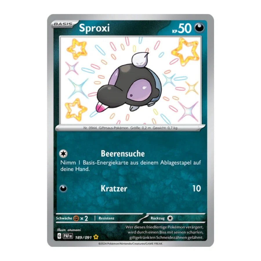 Sproxi Shiny 189/091 Paldeas Schicksale