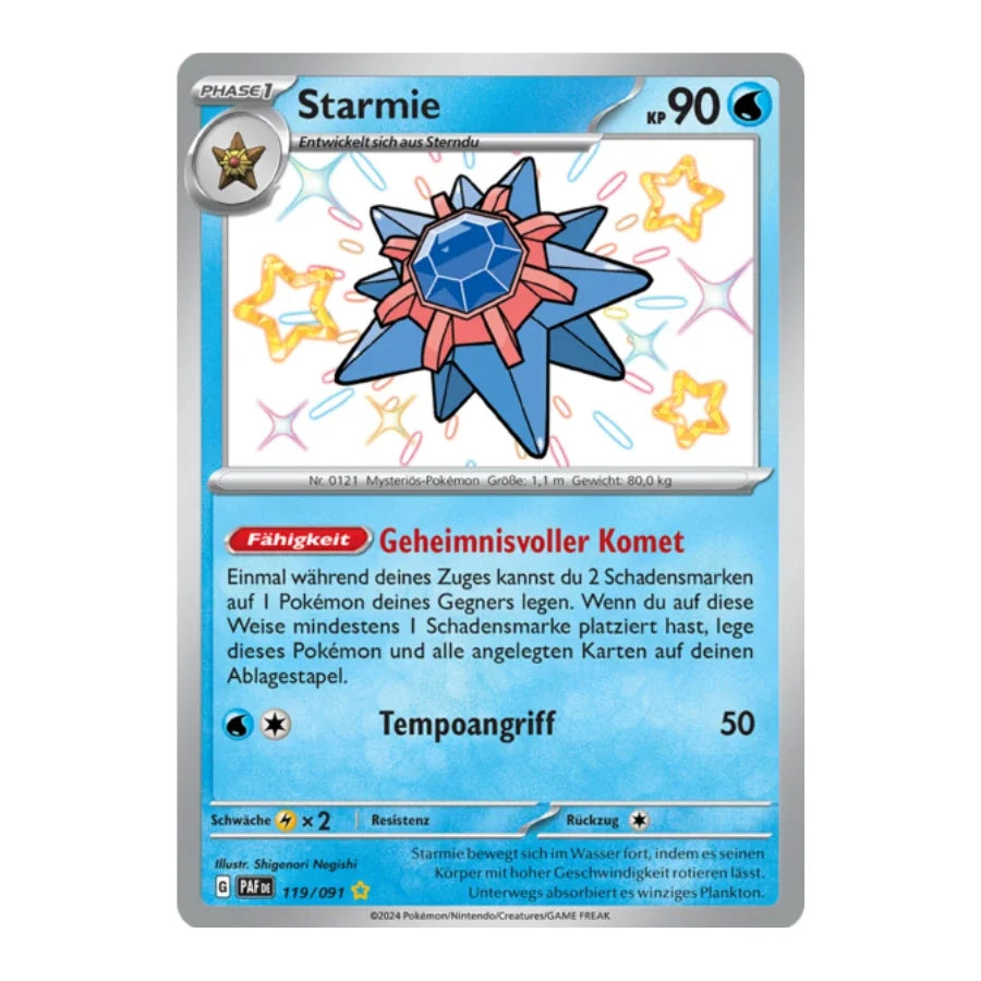 Starmie Shiny 119/091 Paldeas Schicksale