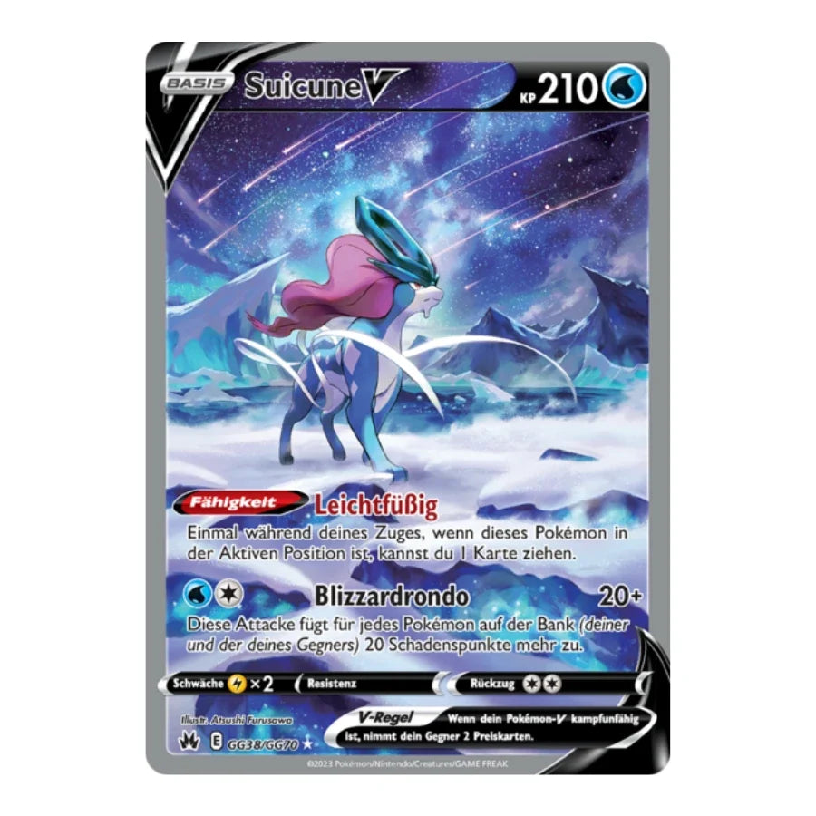 Suicune V SIR GG38/GG70 Zenit der Könige