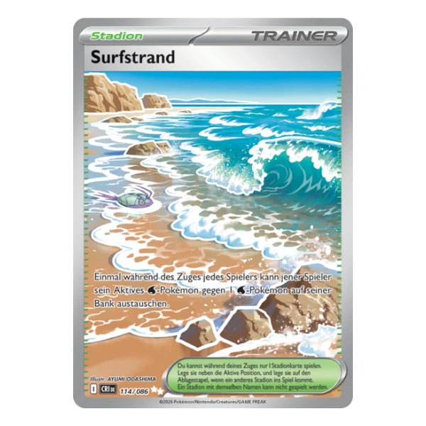 Surfstrand FA 114/086 Pokemon Wachsendes Chaos 