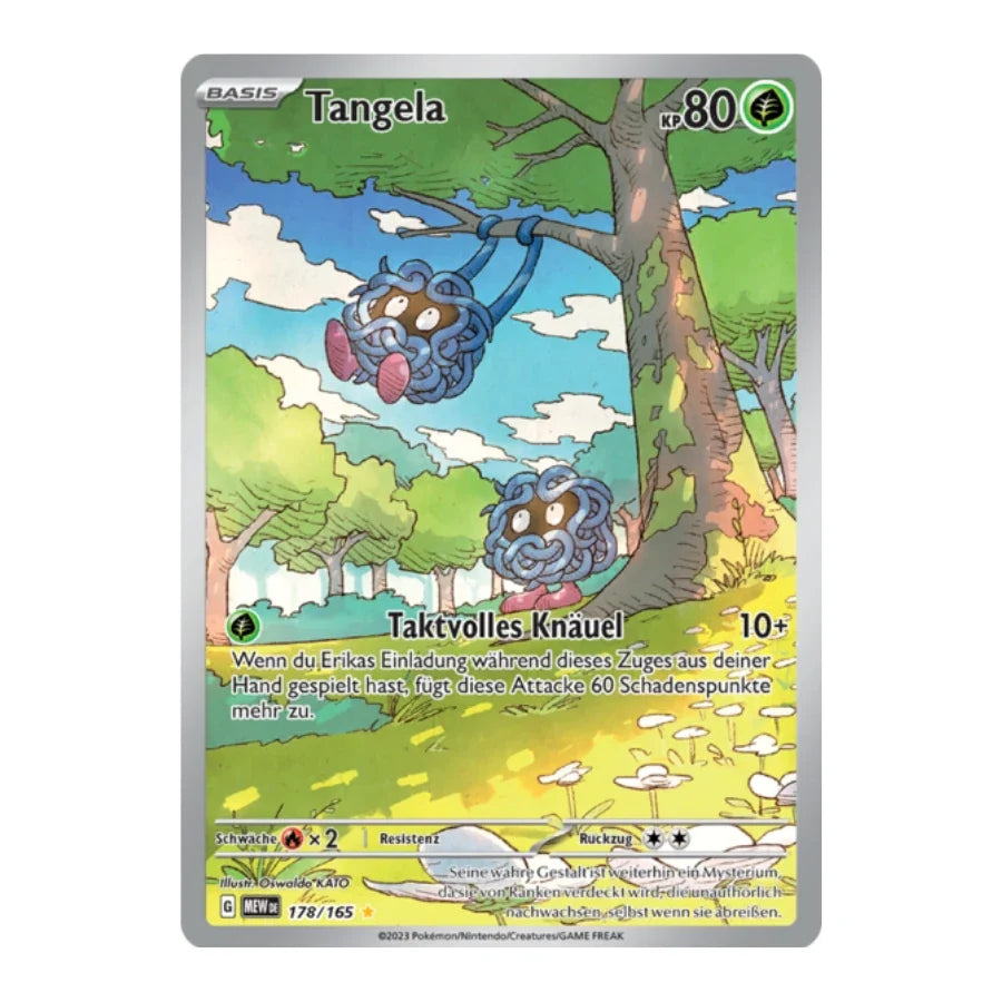 Tangela Art Rare Deutsch 178/165 Karmesin & Purpur 151
