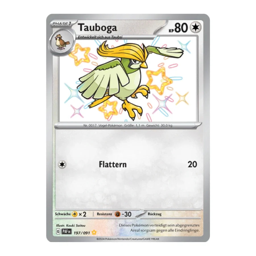 Tauboga Shiny 197/091 Paldeas Schicksale